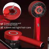 SILK ROLLA Portable Scalp Massager Brush, Red Light Therapy - Silk Rolla