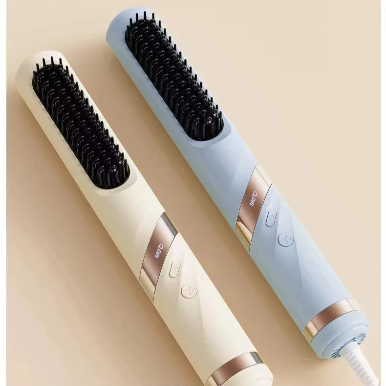 SILK ROLLA Portable Hair Straightening Brush - Silk Rolla