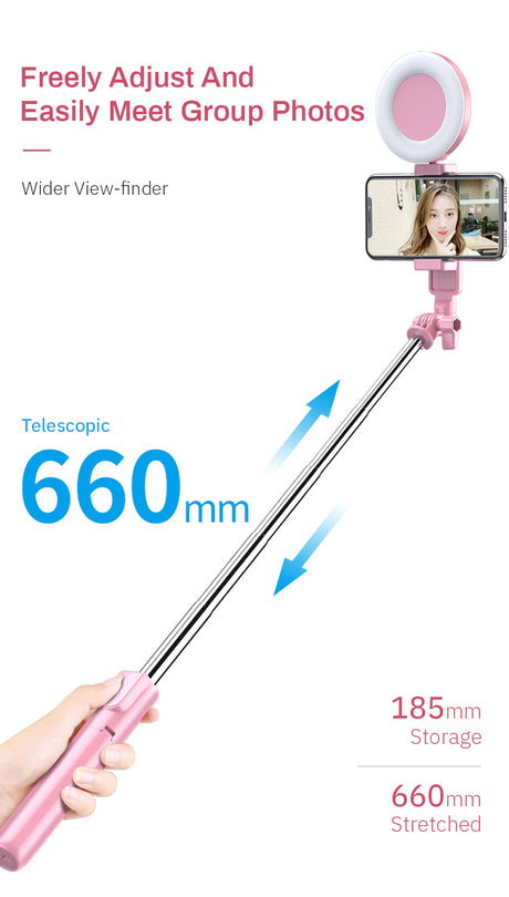 4-In-1 Wireless Selfie Stick - Silk Rolla