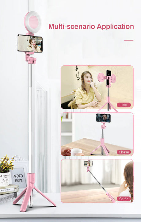 4-In-1 Wireless Selfie Stick - Silk Rolla