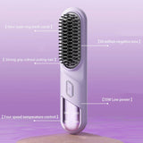 SILK ROLLA Professional Portable Hair Straightener Brush