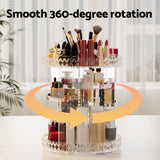 Embellir Acrylic Rotating Cosmetic Organiser, Makeup Storage Display Holder - Silk Rolla