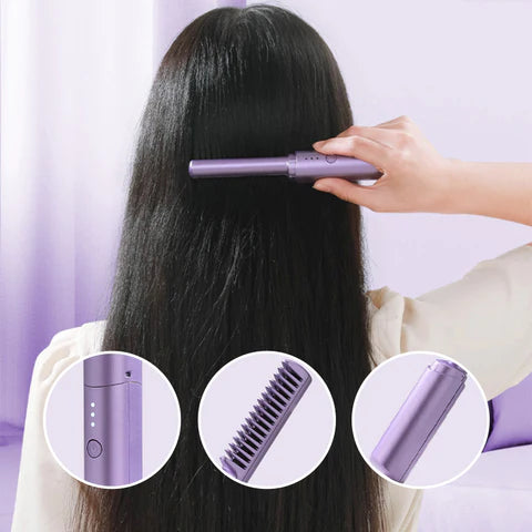 SILK ROLLA Cordless Hair Straightener Comb - Silk Rolla