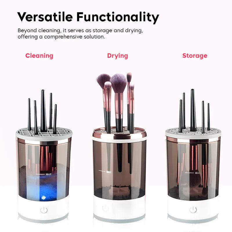 2-In-1 Electric Makeup Brush Cleaner and Dryer - Silk Rolla