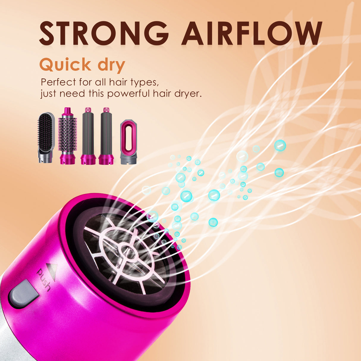 SILK ROLLA 5-In-1 Hair Styler, Volumising Brush & Dryer - Silk Rolla