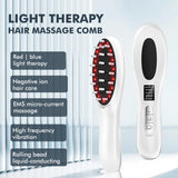 SILK ROLLA LED Light Therapy Hair Growth Massage Brush - Silk Rolla