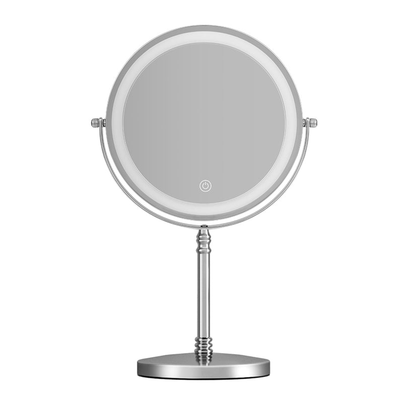 Embellir Makeup Mirror LED Light Cosmetic Round 360° Rotation 10X Magnifying - Silk Rolla