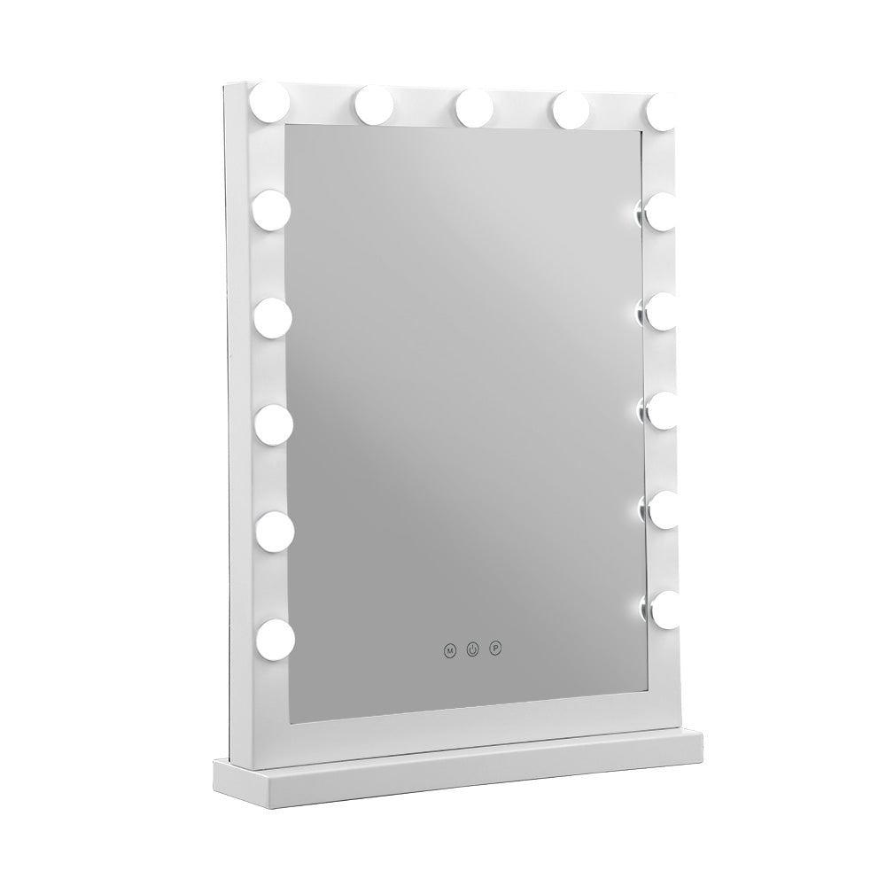 Embellir Hollywood Makeup Mirror with Light Frame Vanity Dimmable Wall 15 LED - Silk Rolla