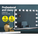 Embellir Hollywood LED Lightened Makeup Mirror 58X46cm - Silk Rolla