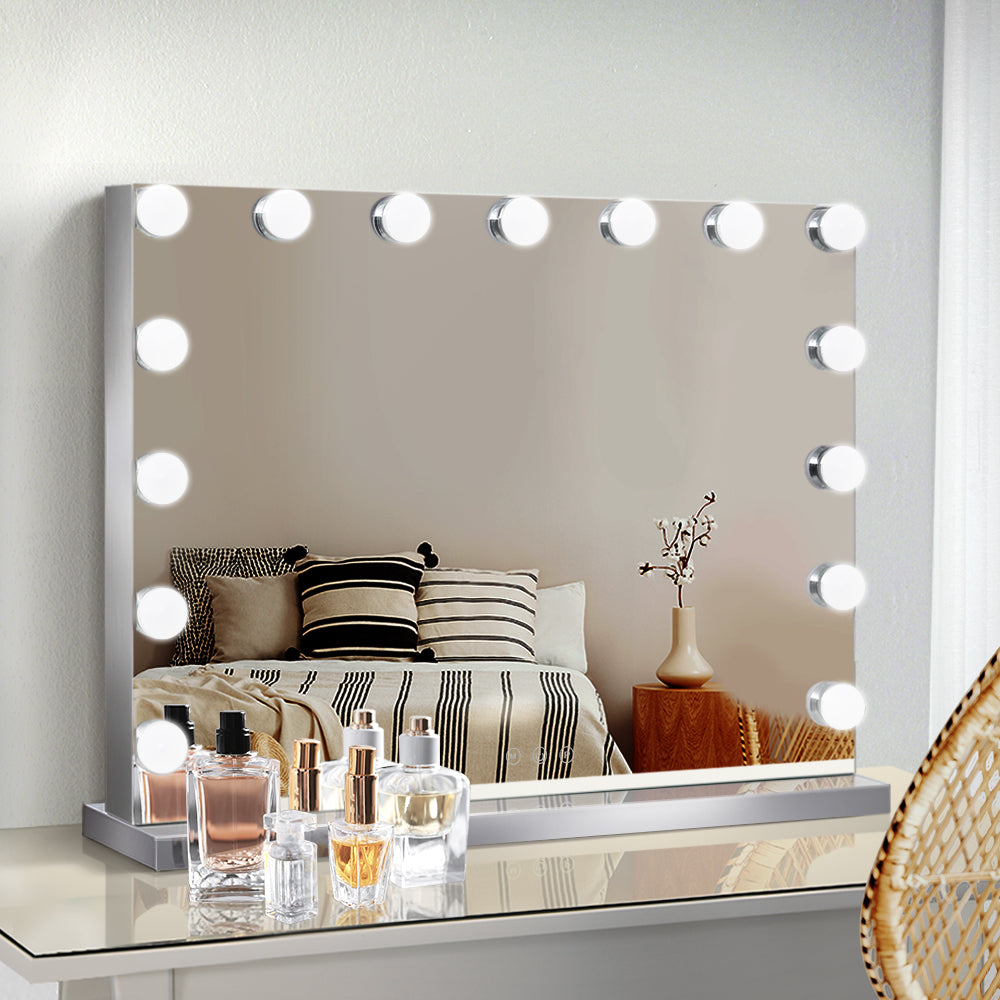 Embellir Hollywood LED Lightened Makeup Mirror 58X46cm - Silk Rolla