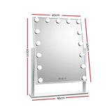 Embellir Makeup Mirror 40X50cm Hollywood LED Light - Silk Rolla