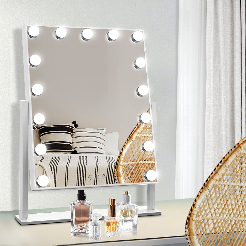 Embellir Makeup Mirror 40X50cm Hollywood LED Light - Silk Rolla