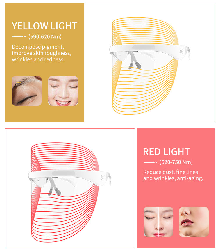 LED Light Therapy Face Mask - Silk Rolla