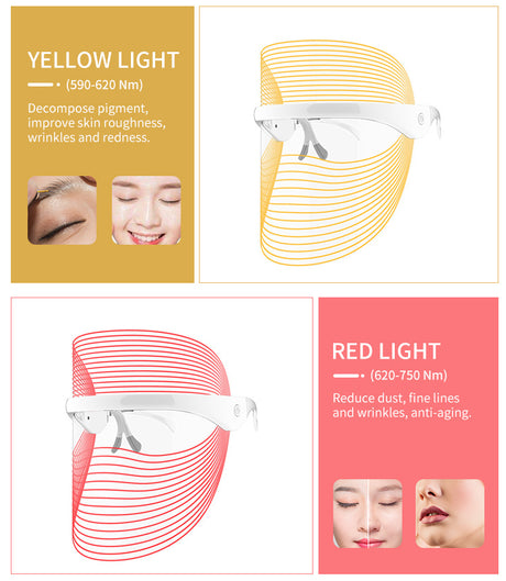 LED Light Therapy Face Mask - Silk Rolla