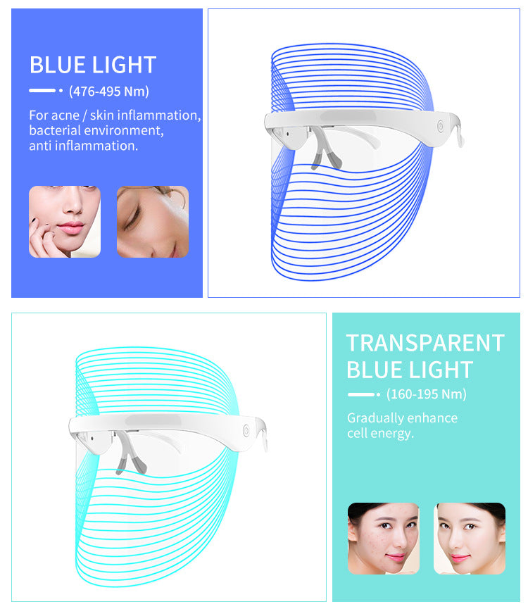 LED Light Therapy Face Mask - Silk Rolla