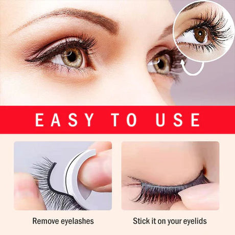 Reusable Self-Adhesive Eyelashes - Silk Rolla