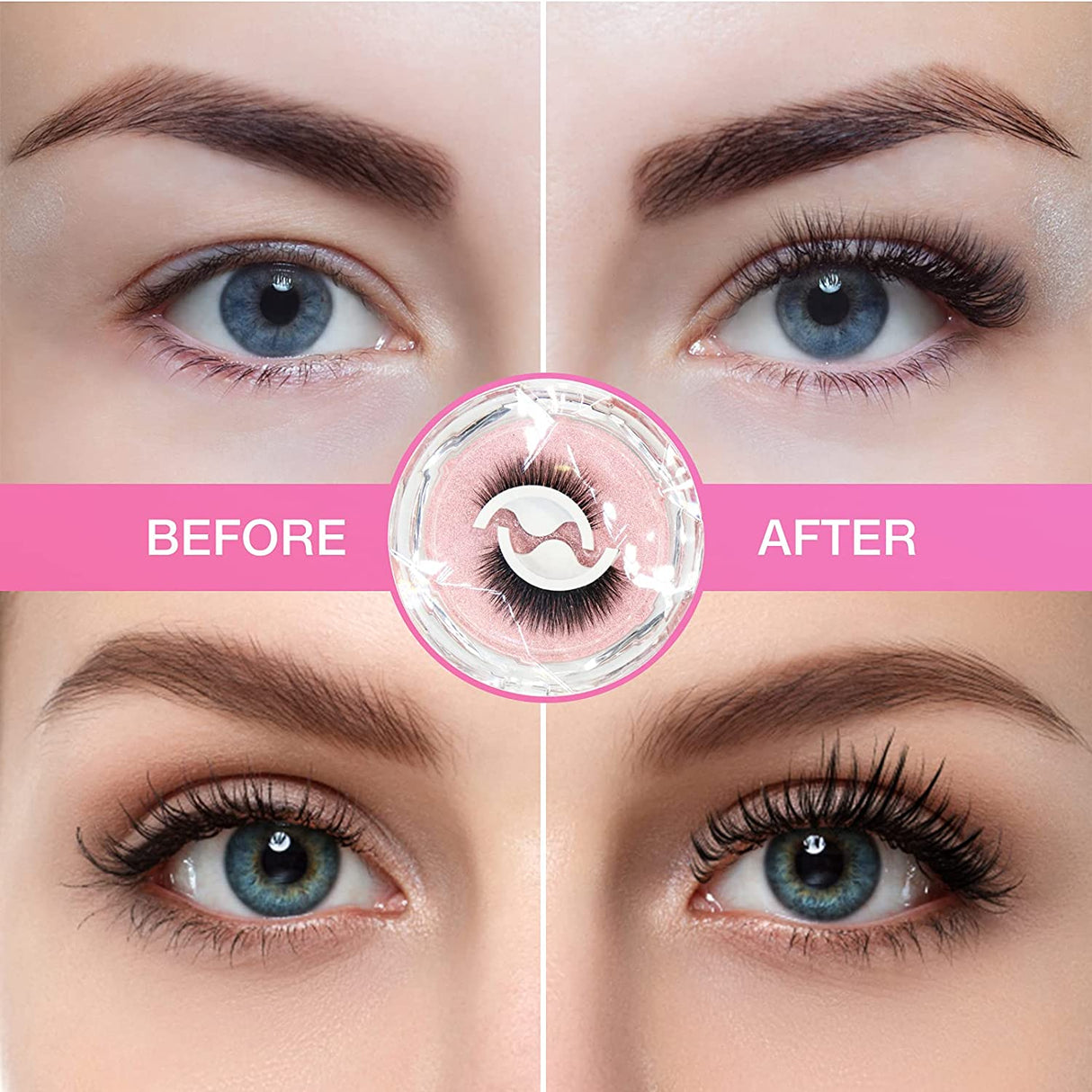 Reusable Self-Adhesive Eyelashes - Silk Rolla