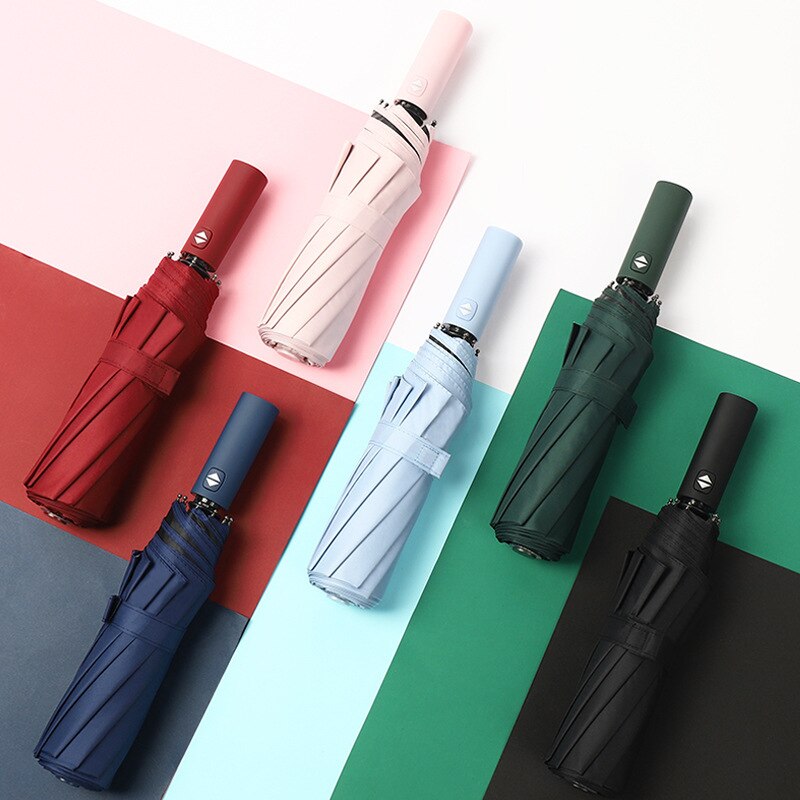 Windproof Double Layer Resistant Umbrella - Silk Rolla