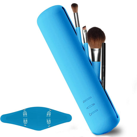 Travel Makeup Brush Holder - Silk Rolla