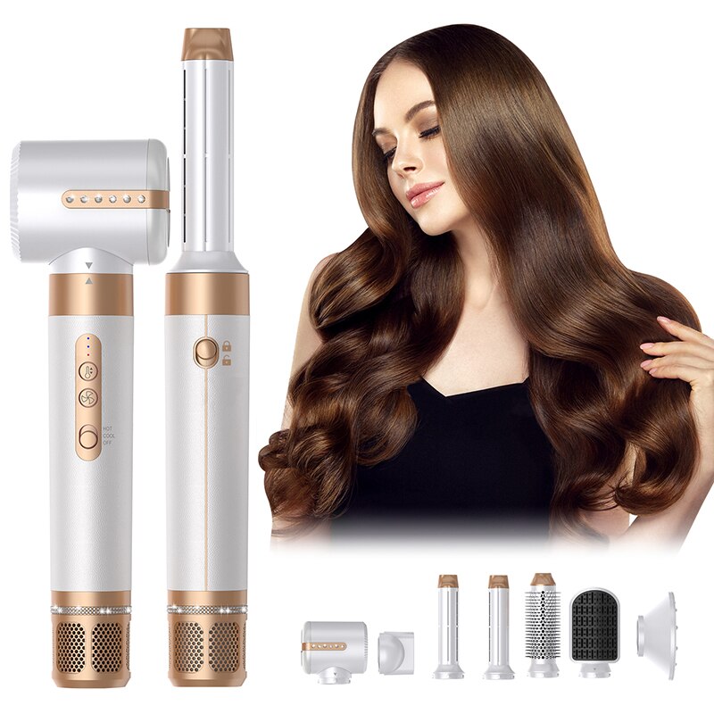 SILK ROLLA Professional 7-In-1 Hair Styler, Volumising Brush & Dryer - Silk Rolla