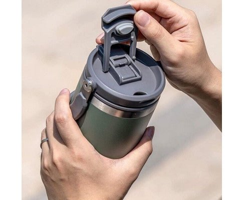 900ML Purple Stainless Steel Travel Mug with Leak-Proof 2-In-1 Straw and Sip Lid, Vacuum Insulated Coffee Mug - Silk Rolla