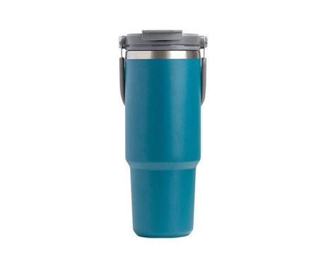 900ML Purple Stainless Steel Travel Mug with Leak-Proof 2-In-1 Straw and Sip Lid, Vacuum Insulated Coffee Mug - Silk Rolla