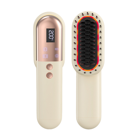 SILK ROLLA Cordless Light Therapy Scalp Massage Brush - Silk Rolla