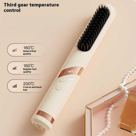 SILK ROLLA Portable Hair Straightening Brush - Silk Rolla