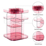 360 Rotating Large Capacity Makeup Organiser for Bedroom and Bathroom - Silk Rolla