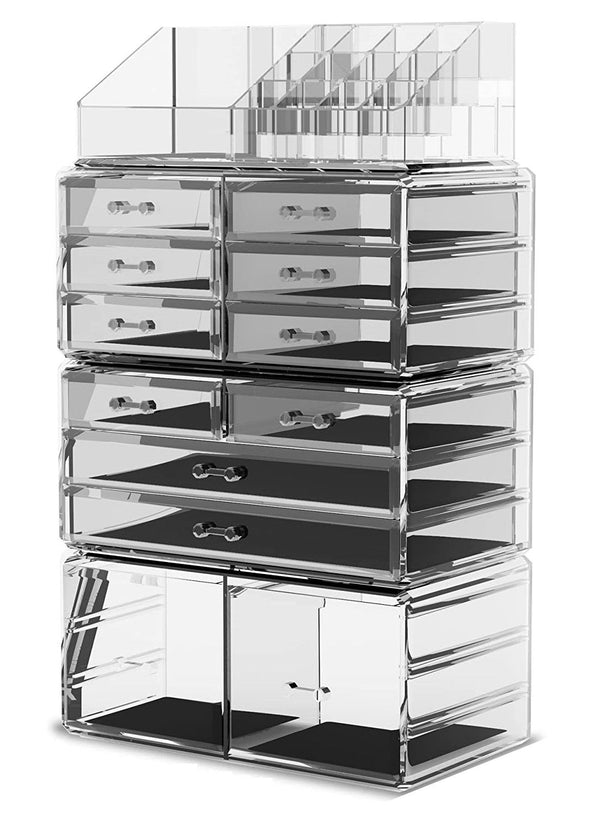 Makeup Cosmetic Organiser Storage with 12 Drawers Display Boxes - Silk Rolla