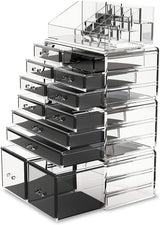 Makeup Cosmetic Organiser Storage with 12 Drawers Display Boxes - Silk Rolla