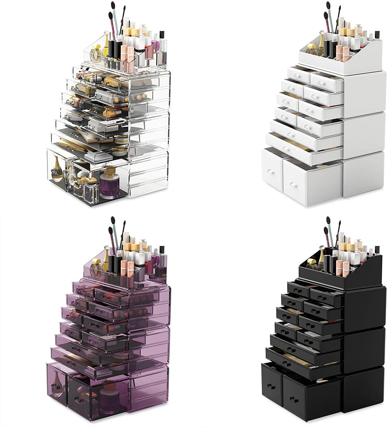 Makeup Cosmetic Organiser Storage with 12 Drawers Display Boxes - Silk Rolla