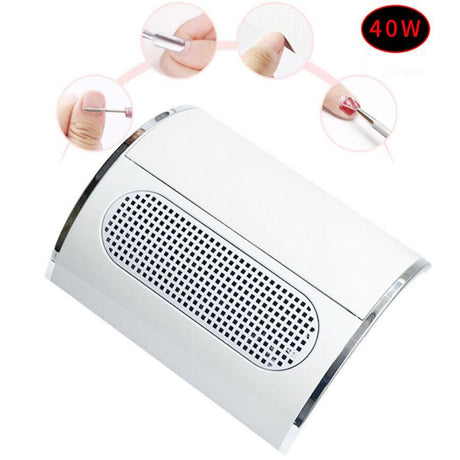 Nail Dust Collector Remover Fan Vacuum Cleaner 3 Fan Suction Manicure Machine - Silk Rolla