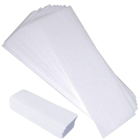 18Pre-Cut Strips Pack - 70gsm Non Woven Disposable Cut Waxing Papers - Silk Rolla