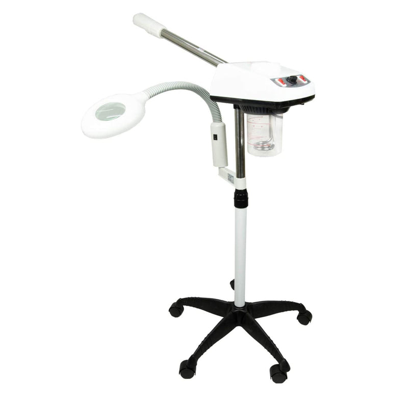 Facial Steamer and Magnifying Lamp 2-In-1 Beauty Machine Face Spa Magnifier Stand - Silk Rolla