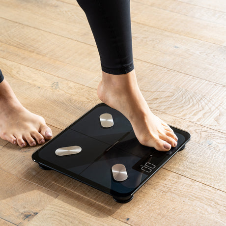 Jade Yoga Voyager Mat & Etekcity Scale for Body Weight and Fat Percentage - Bundle - Silk Rolla