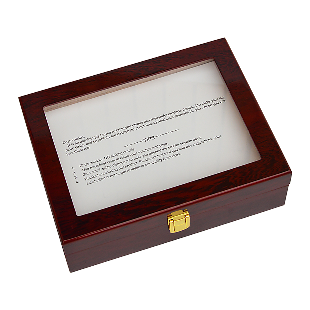 Wooden Watch Box - Silk Rolla