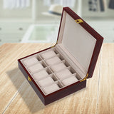 Wooden Watch Box - Silk Rolla