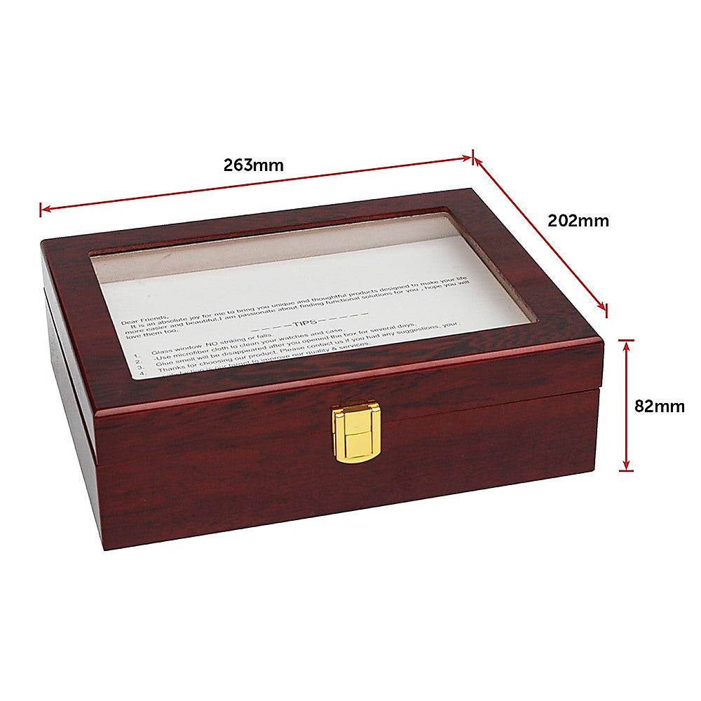 Wooden Watch Box - Silk Rolla