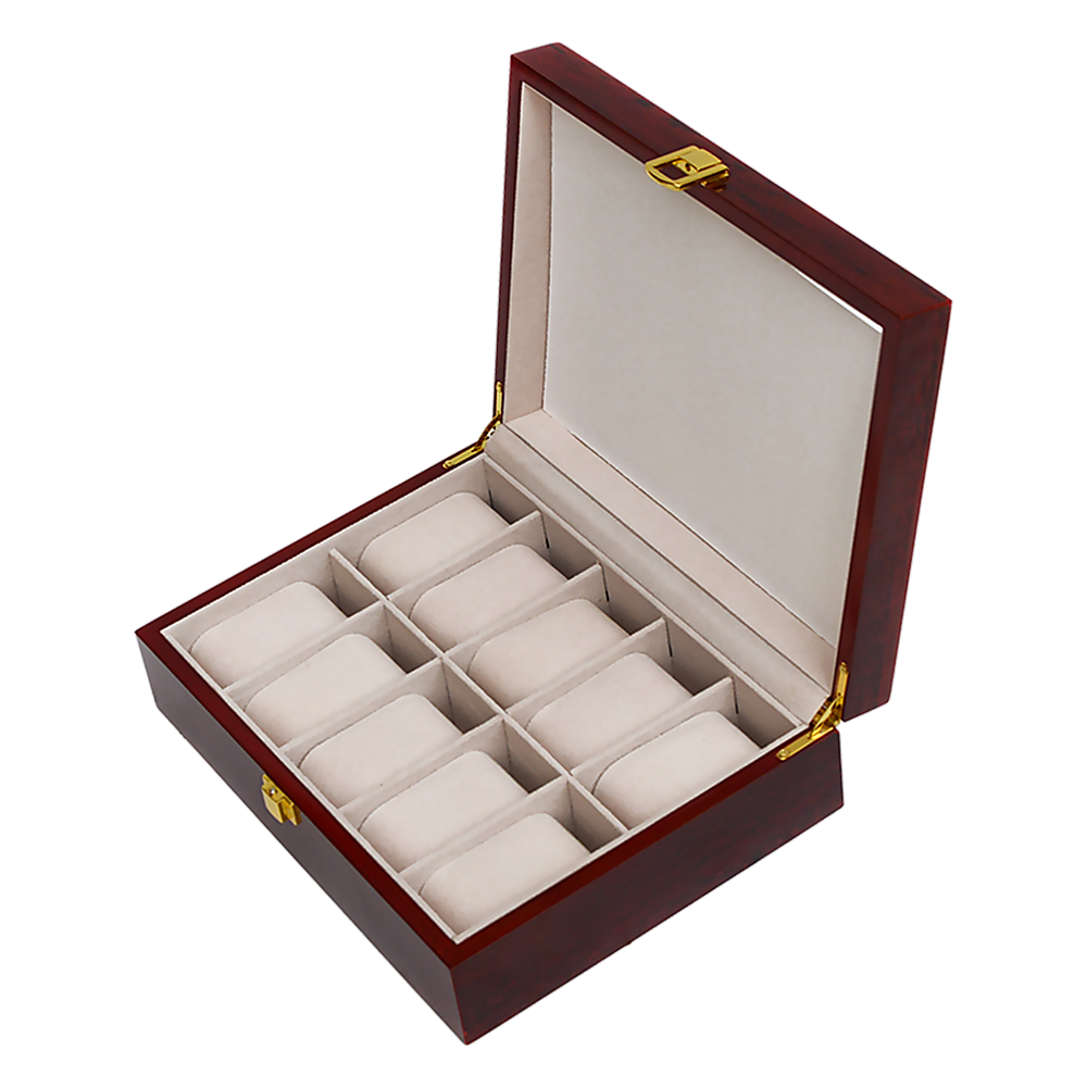 Wooden Watch Box - Silk Rolla