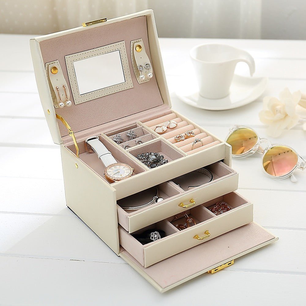 Jewellery Box in Neutral - Silk Rolla