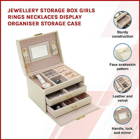 Jewellery Box in Neutral - Silk Rolla