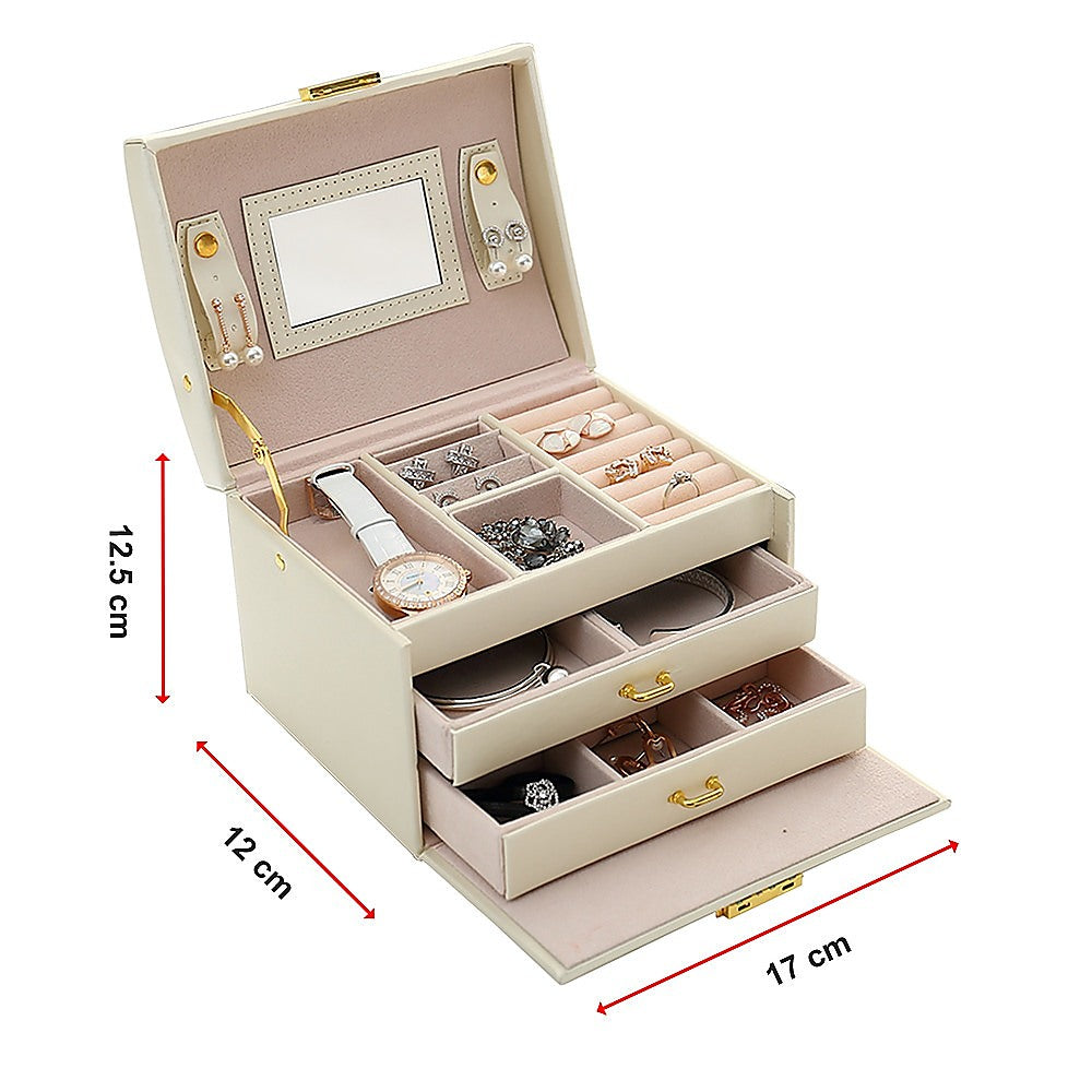 Jewellery Box in Neutral - Silk Rolla