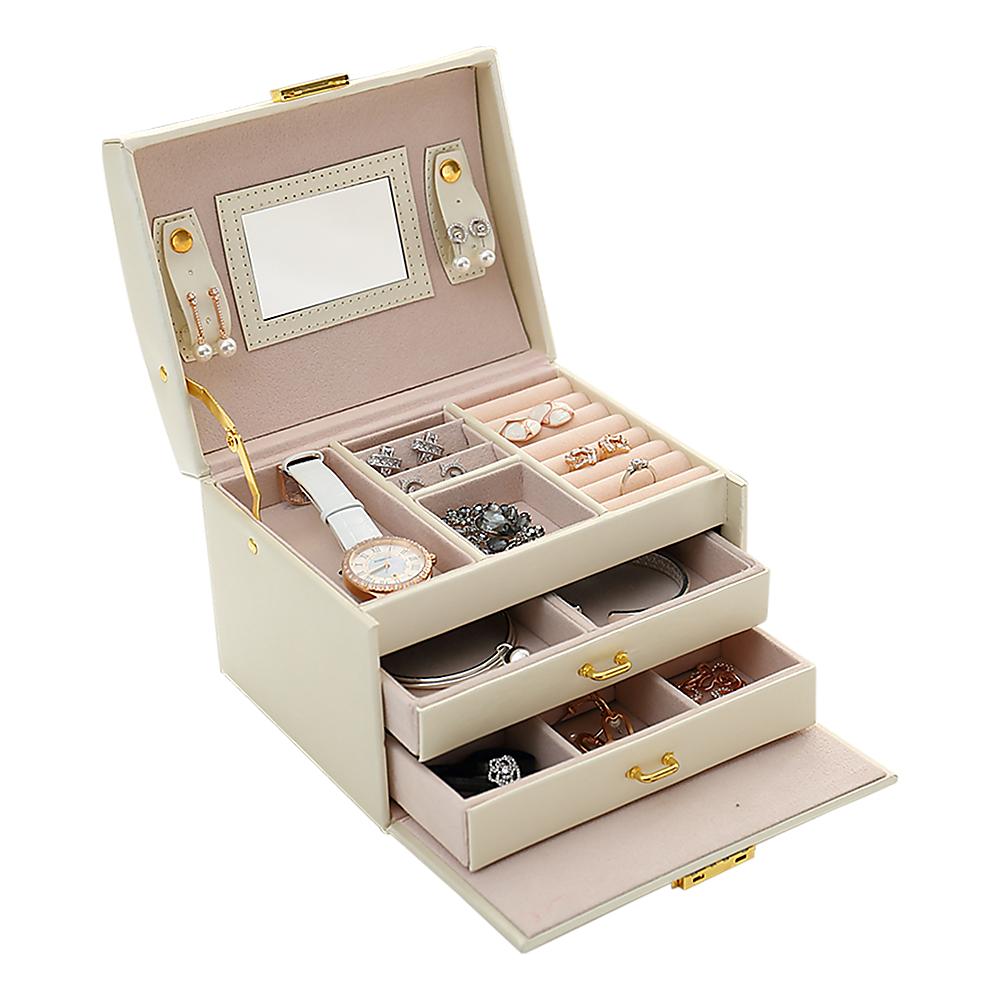 Jewellery Box in Neutral - Silk Rolla