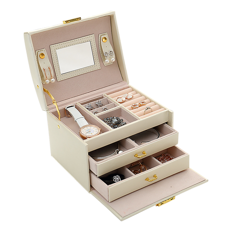 Jewellery Box in Neutral - Silk Rolla