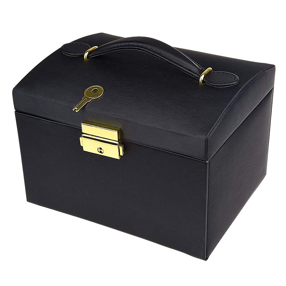 Jewellery Box in Black - Silk Rolla