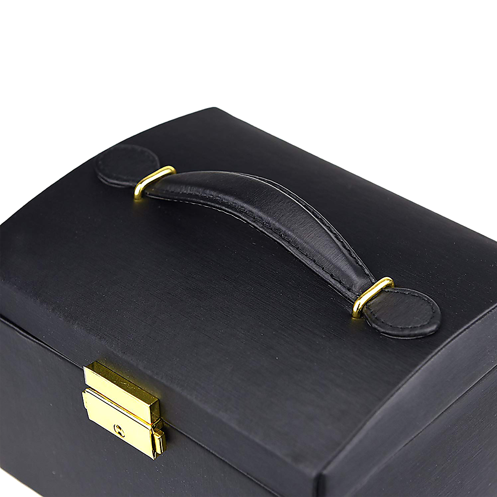 Jewellery Box in Black - Silk Rolla