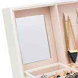 Jewellery Box in White - Silk Rolla