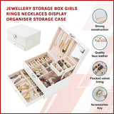 Jewellery Box in White - Silk Rolla