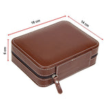 Watch Box Display Travel Case PU Leather - Silk Rolla